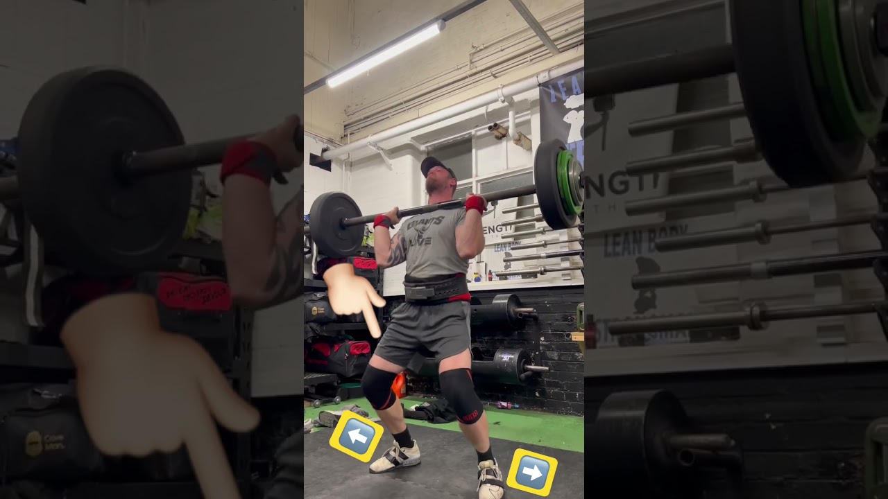 AXLE CLEAN AND PRESS - jump &lsquo;out&rsquo; on clean so that you don&rsquo;t have to lift bar as high #strongman