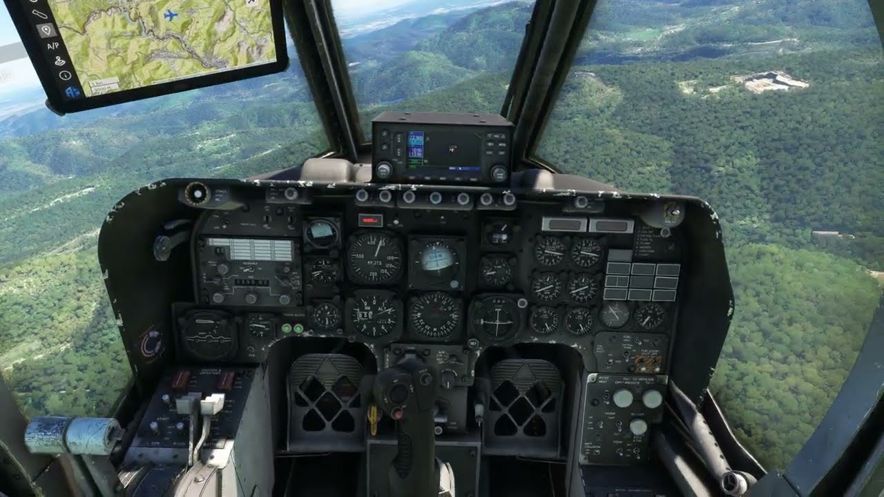 Azur Poly Bronco OC10 in La Grand'Combe, Southern France. Microsoft Flight Simulator