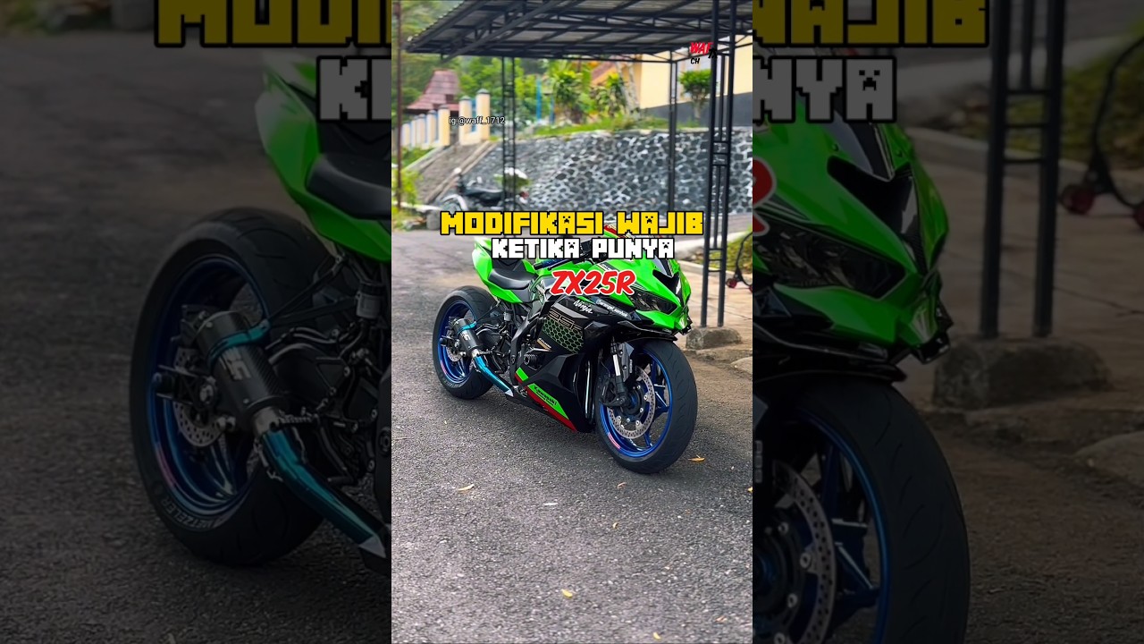 Modifikasi wajib zx25r #otomotif#zx25r