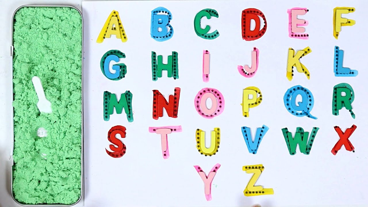 Best Learn ABC Find In Sand | Preschool Learning toddlers toy Video