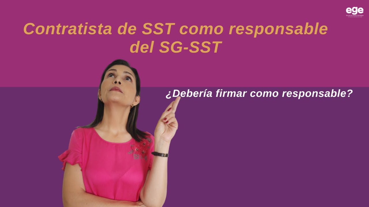 🟣CONTRATISTA de SST como Responsable de SG-SST🟣