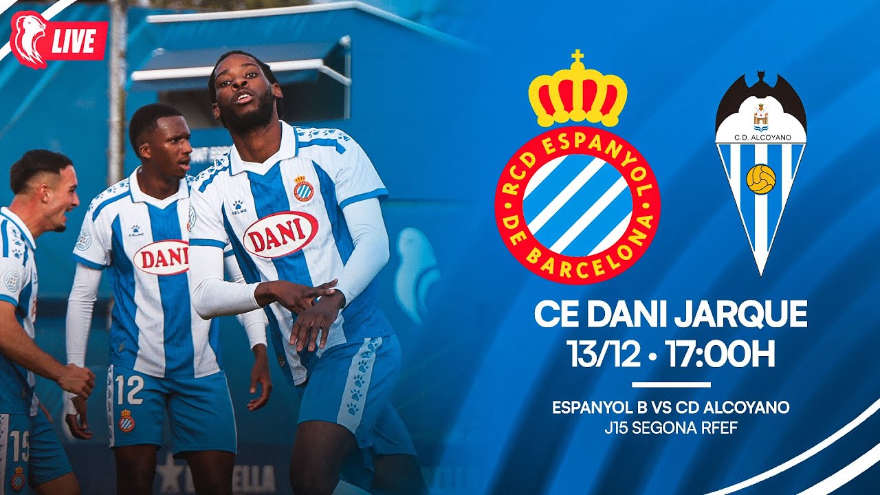 🔴 LIVE | ⚽ Espanyol B 🆚 CD Alcoyano | J15 Segona RFEF | #RCDE #La21