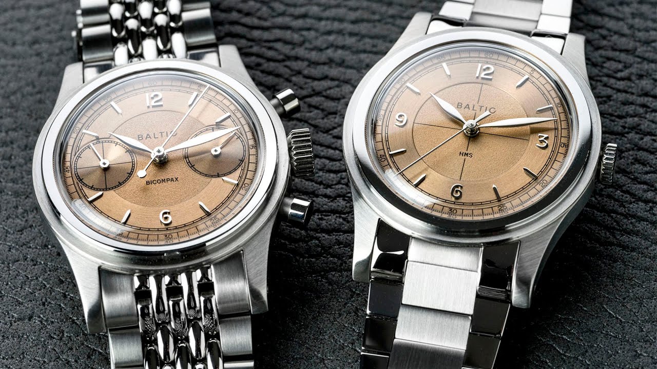 BALTIC Bicompax 003 / HMS 003 Watch Review - Salmon Dials