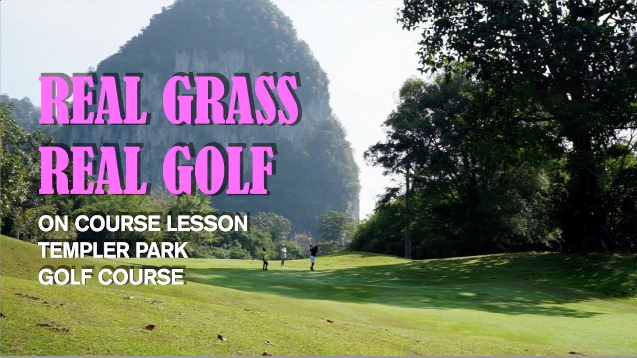 On Course Lesson at Templer Park - Golf with Michele Low