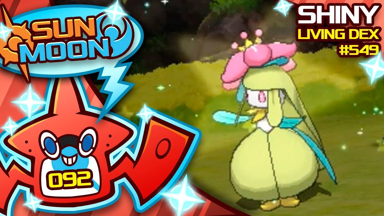 EPIC SHINY LILLIGANT!! Quest For Shiny Living Dex #549 | Sun Moon Shiny #96