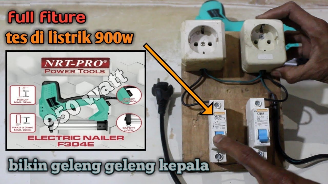 review singkat nailer gun listrik NRT PRO F304E