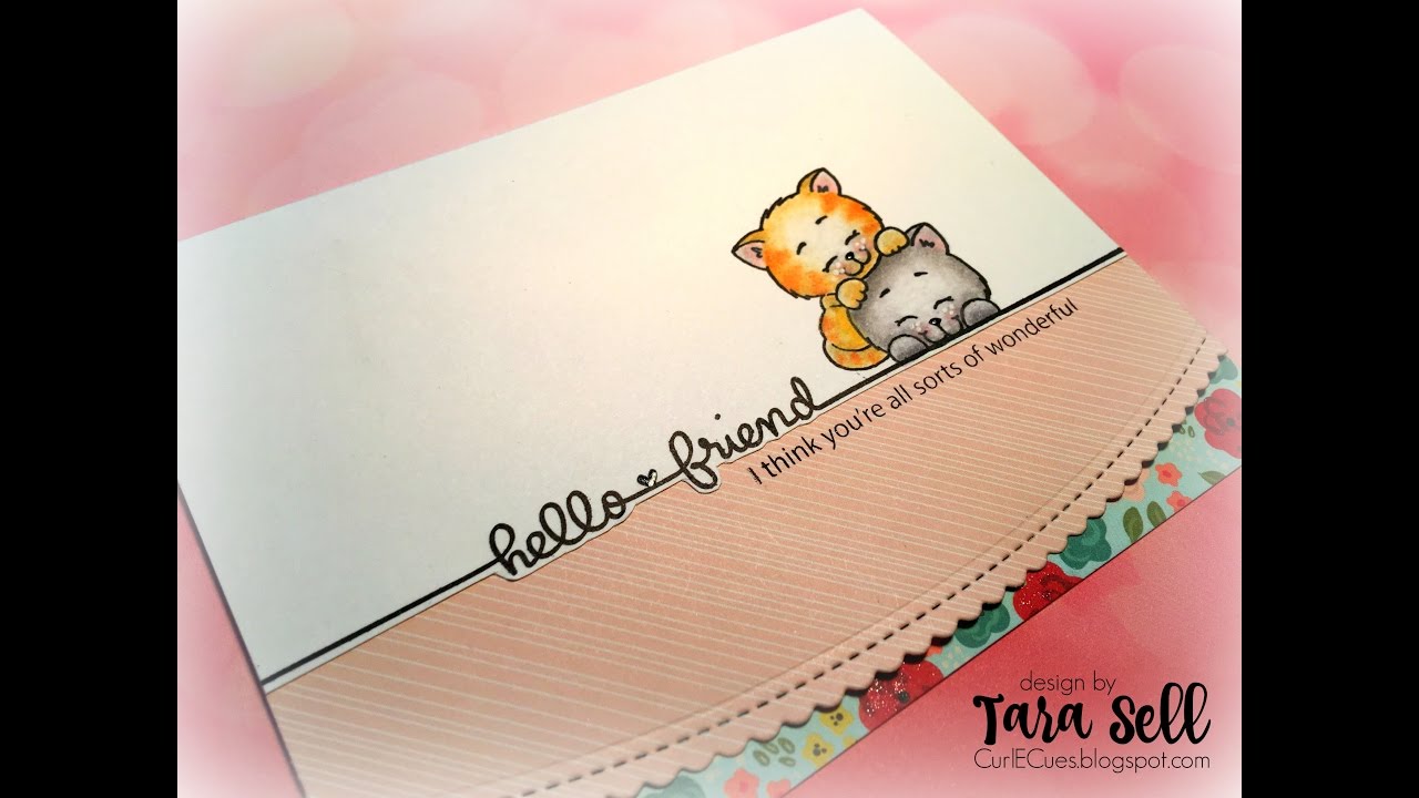 Gerda Steiner Designs: Prismacolors and Gamsol featuring Playful Kittens