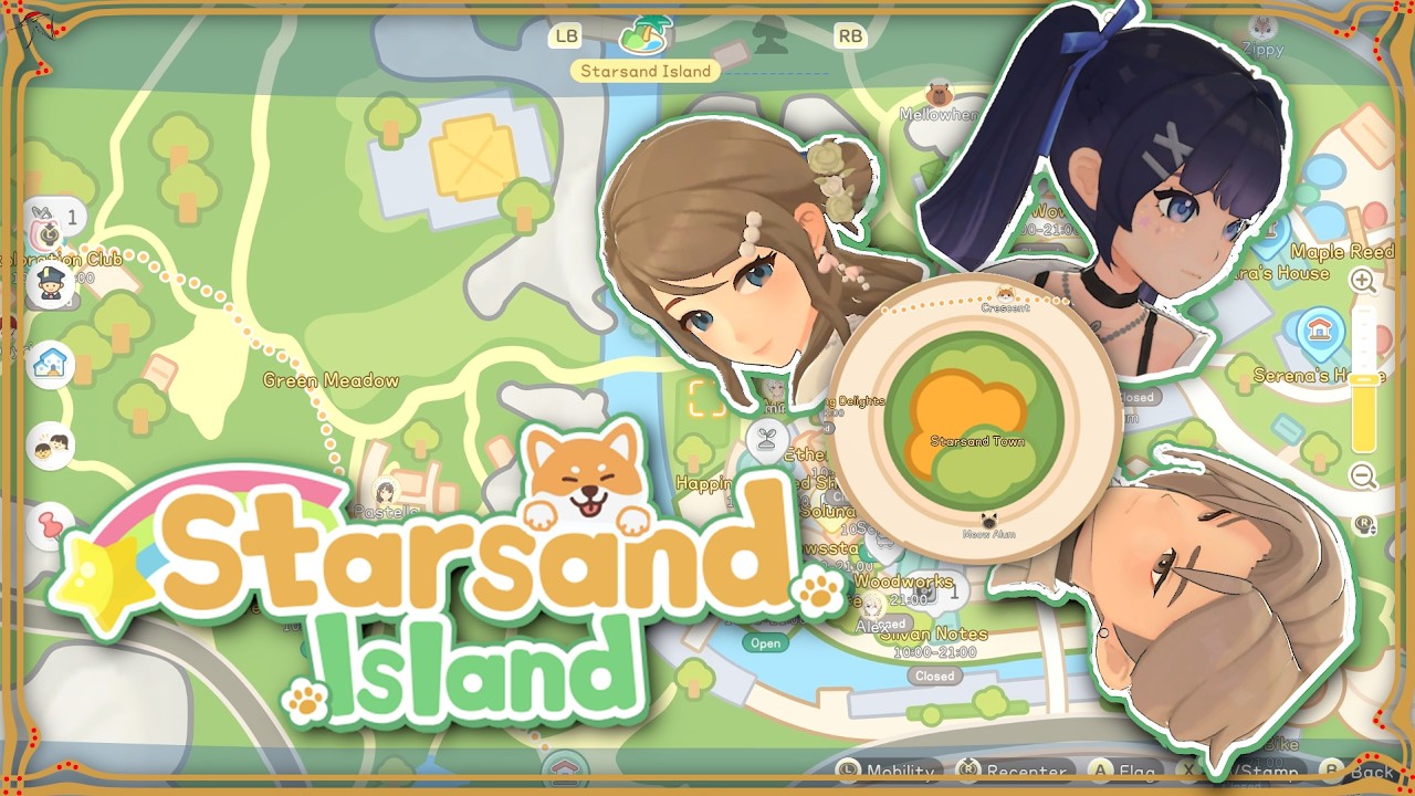 Exploring Town - Starsand Island - Let’s Play - 3