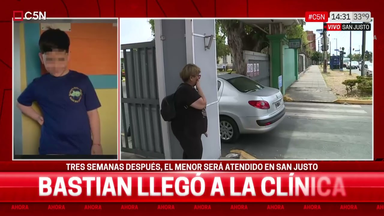 BASTIAN será atendido en SAN JUSTO