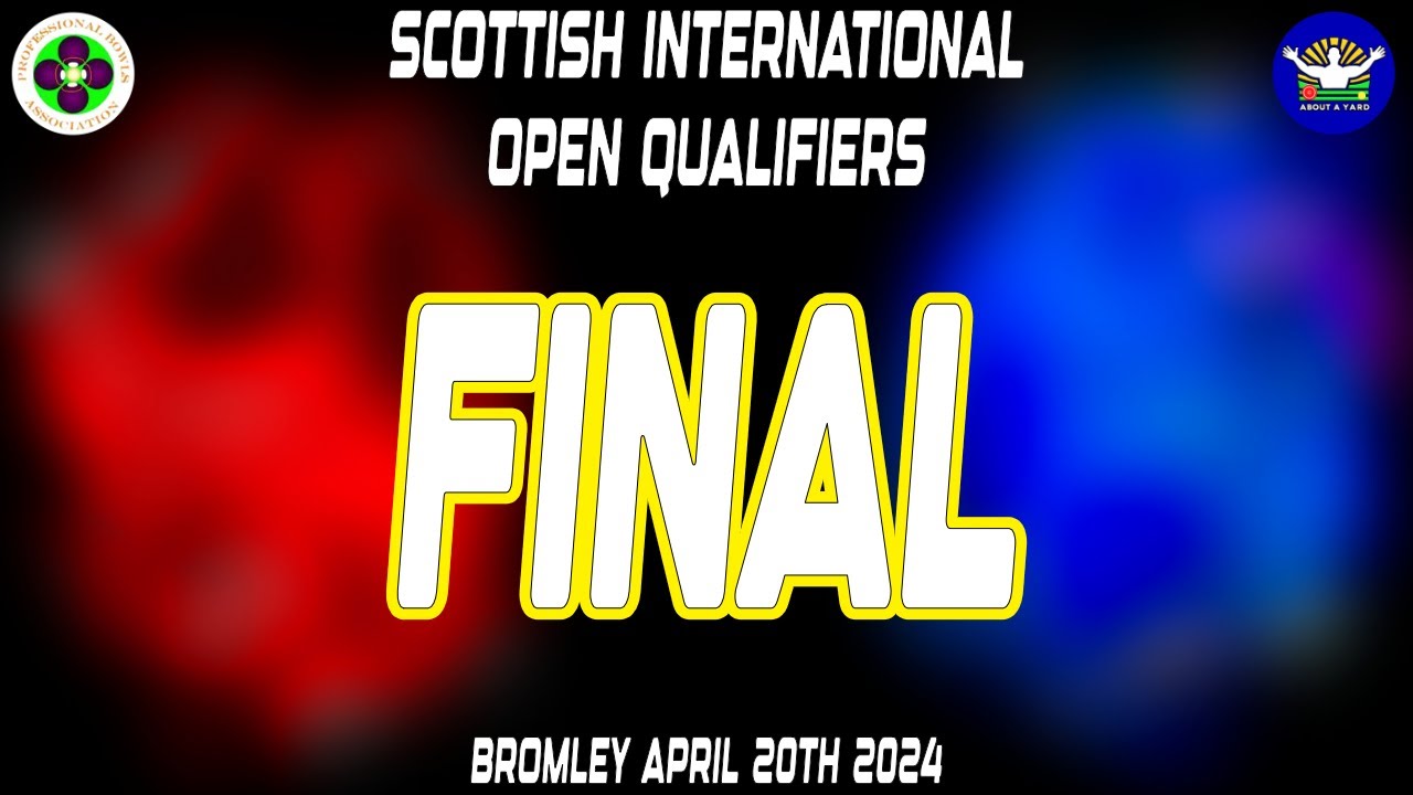 FINAL PBA Scottish International Open Qualifiers, Dan Winmill VS Michael Cheeseman @Bromley IBC