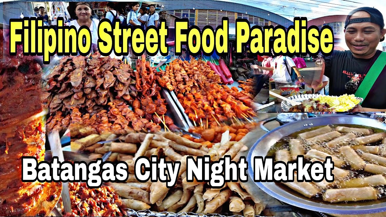 STREET FOOD NIGHT MARKET of BATANGAS CITY  | Philippines Street Food Tour