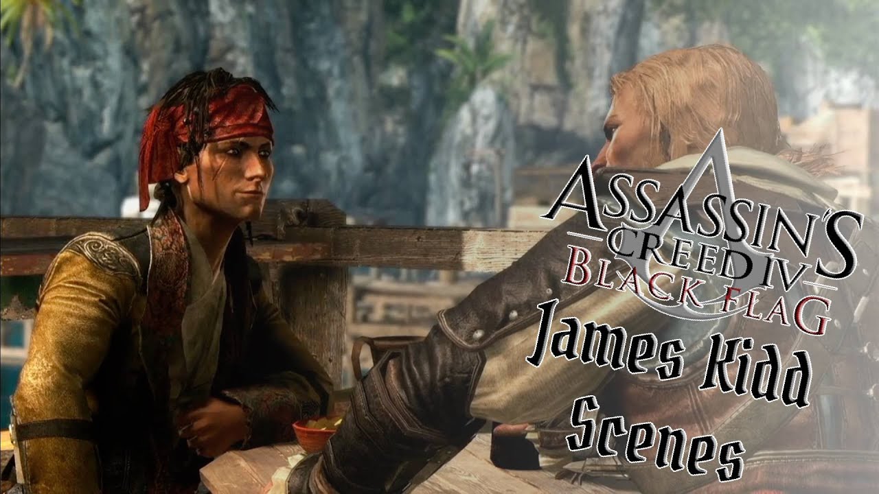 Все катсцены с Джеймсом Киддом (Мэри Рид) &mdash; Assassin's Creed IV: Black Flag