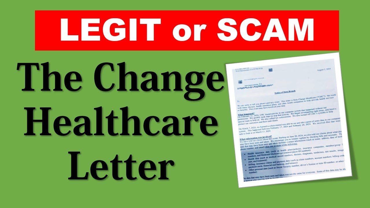 Change Healthcare Data Breach Letter Explained: What You Need to Know
