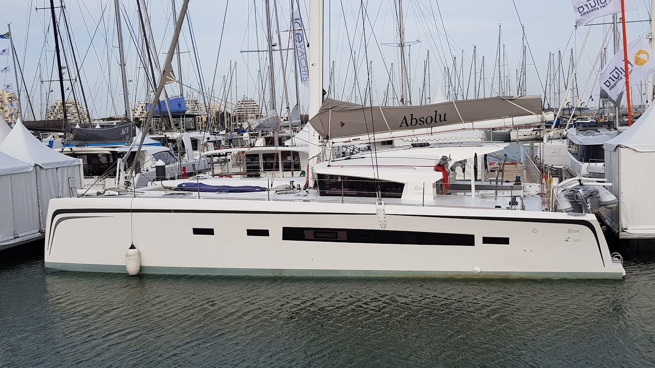 Eos 54 C catamaran 2018 walkthrough at La Grande Motte