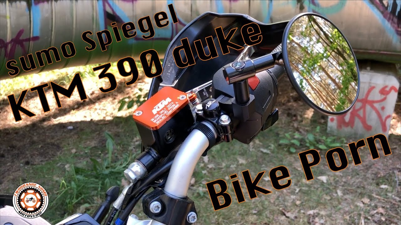 Bikeporn KTM 390 duke - Shin Yo sumo Lenkerendenspiegel Montage Tips