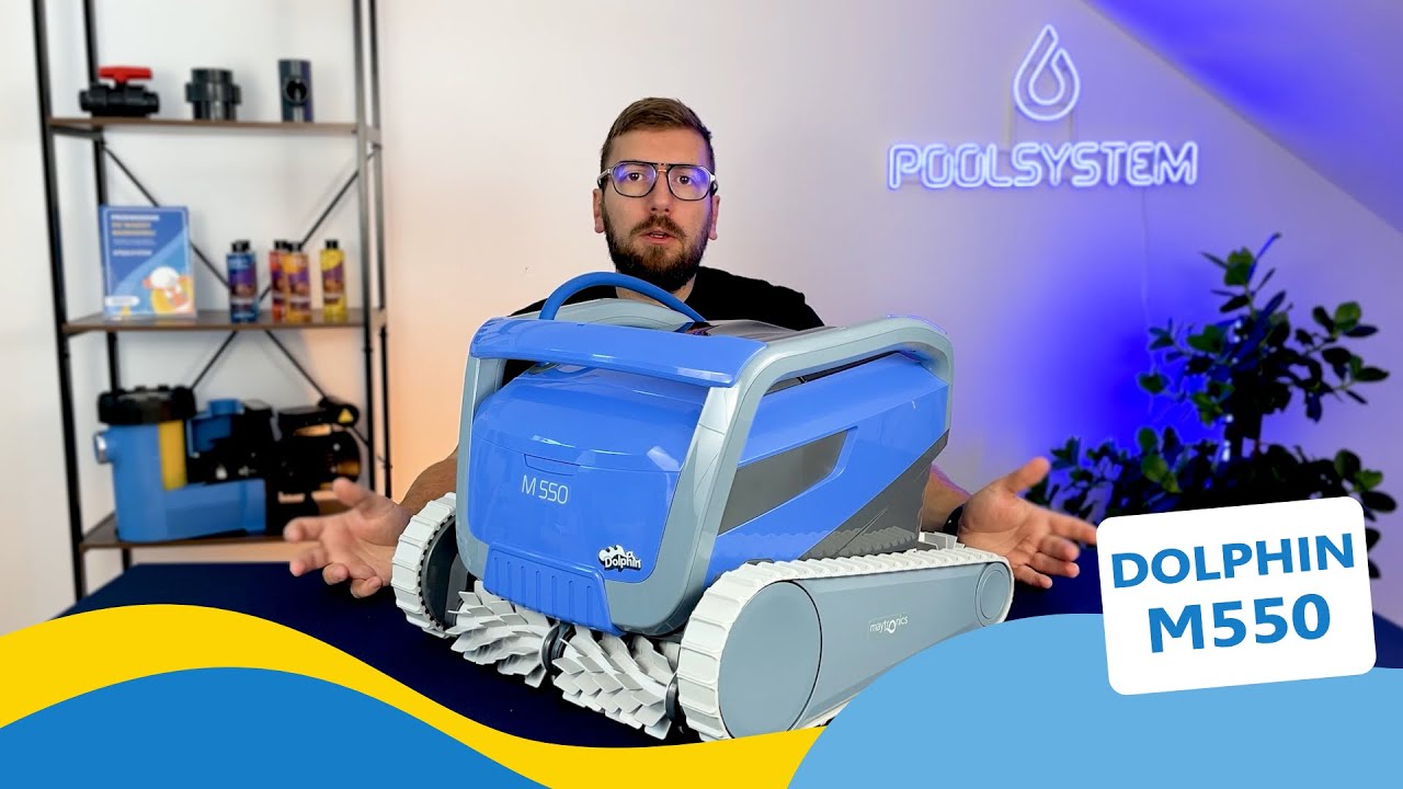 DOLPHIN M550 – Inteligentny odkurzacz basenowy, który nie zostawia brudu || POOLSYSTEM.PL