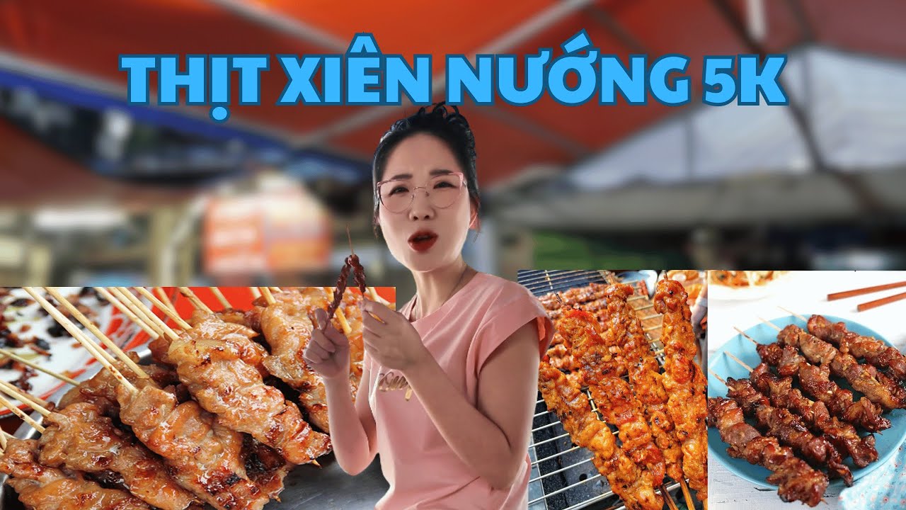 Quán Thịt Xiên Nướng Siêu Rẻ Ở Ngay Trung Tâm Quảng Yên
