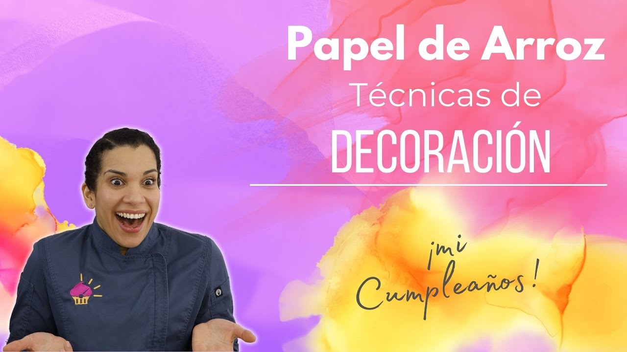 PAPEL DE ARROZ - Técnicas de Decoración