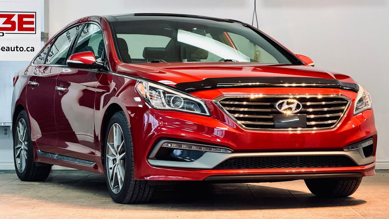 Hyundai Sonata 2.0T Ultimate 2015 года выпуска, пробег всего 68 000 км (по данным автосалона).