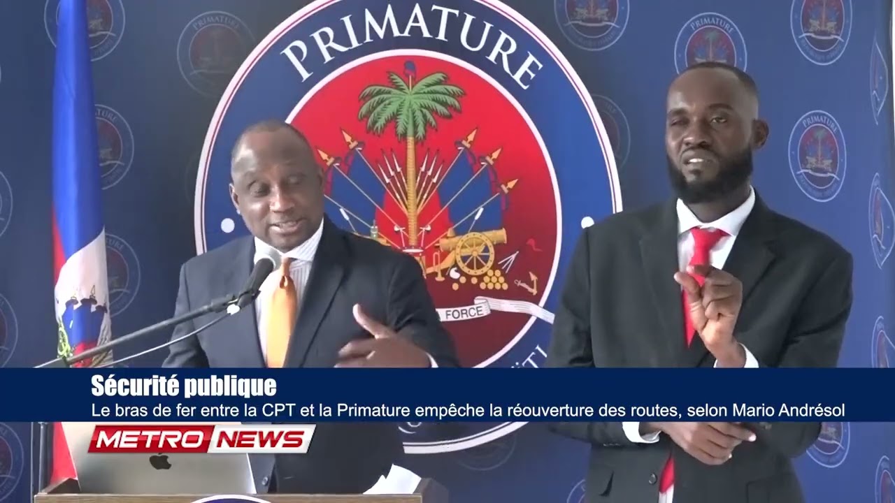 Le bras de fer entre la CPT et la Primature empêche la réouverture des routes, selon Mario Andrésol