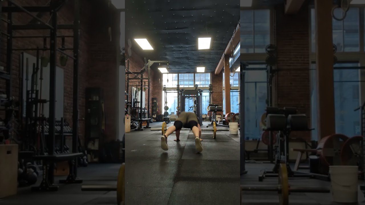 2/11 Metcon, power snatch/bar facing burpee