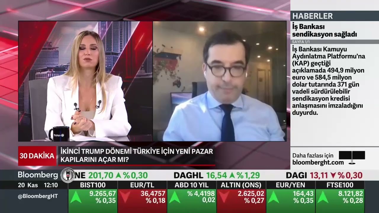 Atlas Expo Kurucu Ortağı Fatih Bark, Bloomberg HT’de Ece Mağat’ın canlı yayın konuğu oldu.