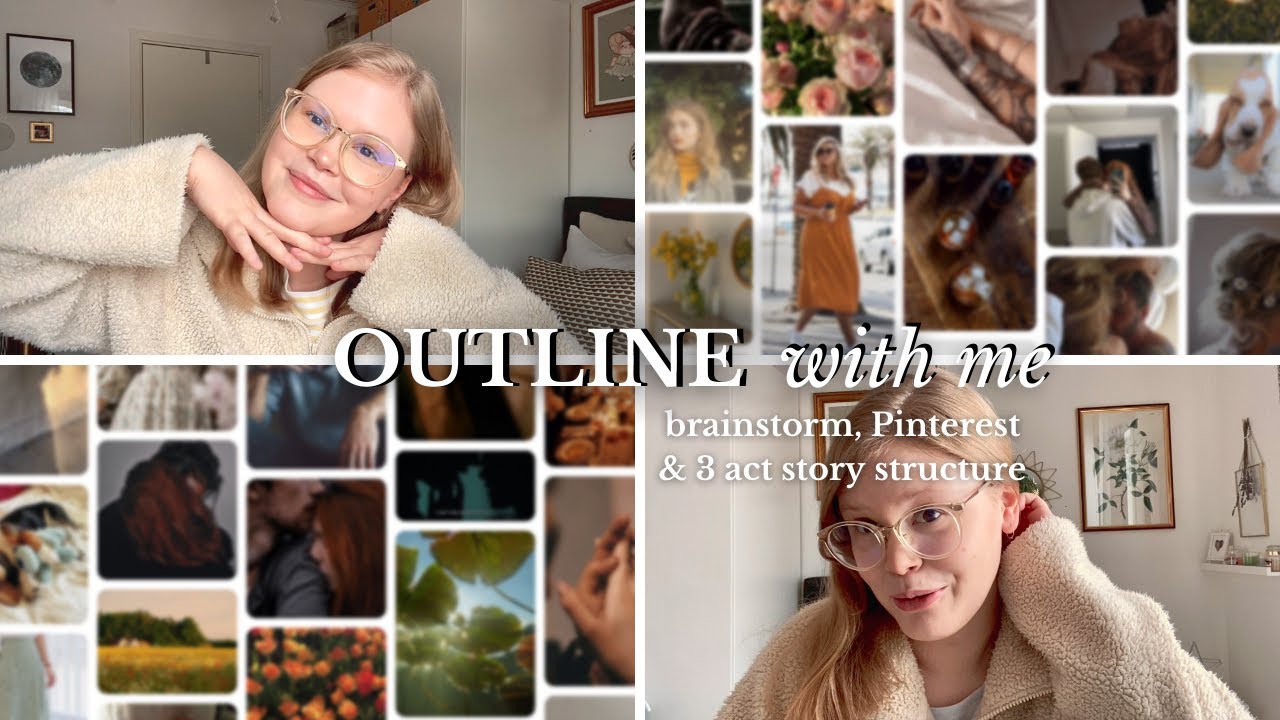 OUTLINE WITH ME // my first adult romance novel - writing vlog 2023