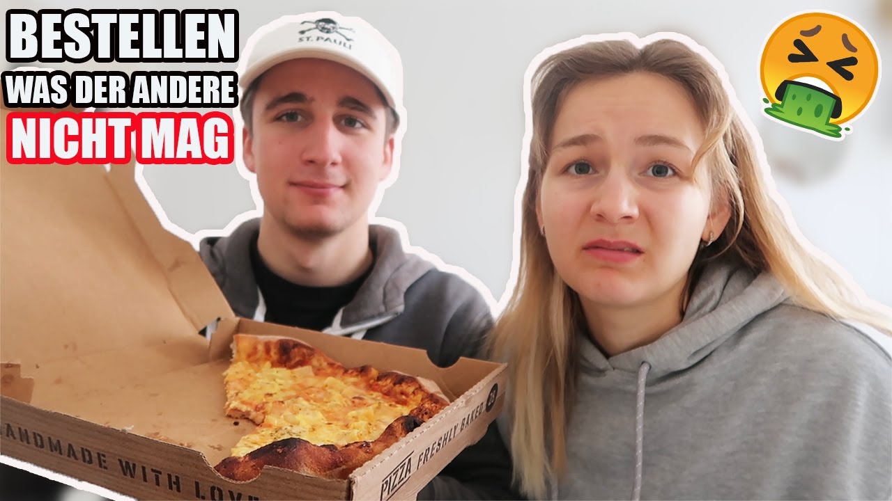 Wir bestellen uns gegenseitig was wir NICHT mögen🥴🍝