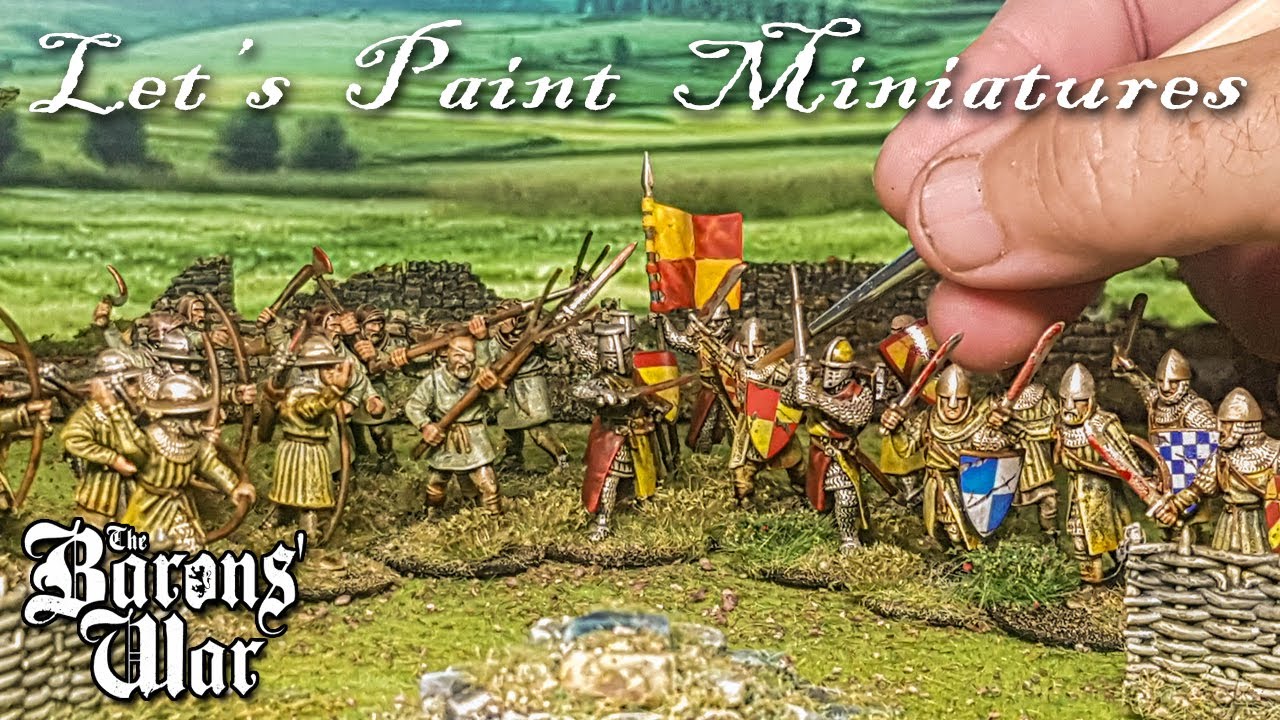 Let's Paint Complete Barons War Retinue Painting Guide!  #MiniaturePainting #BaronsWar