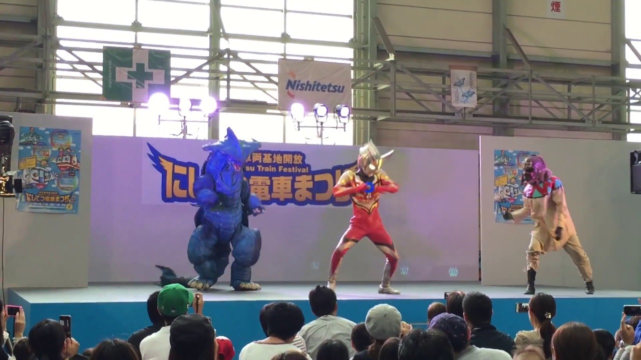 ウルトラマンオーブショー　in 西鉄電車祭り