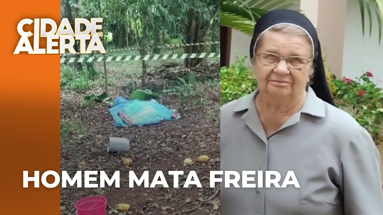 Homem confessa para a polícia que matou freira de 82 anos dentro de convento no Paraná