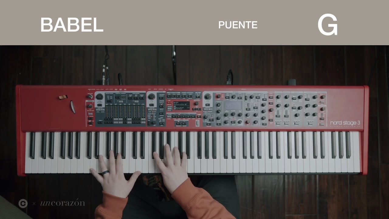 Babel - Un Corazón | Tutorial Oficial Piano
