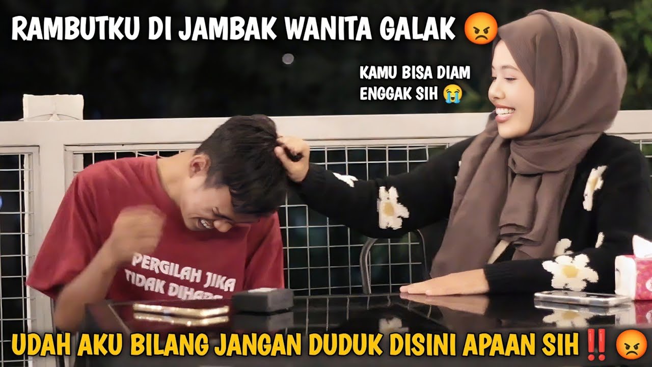 PRANK❗TANTE TANTE MEMANG GALAK LANGSUNG KENA JAMBAK 😡 