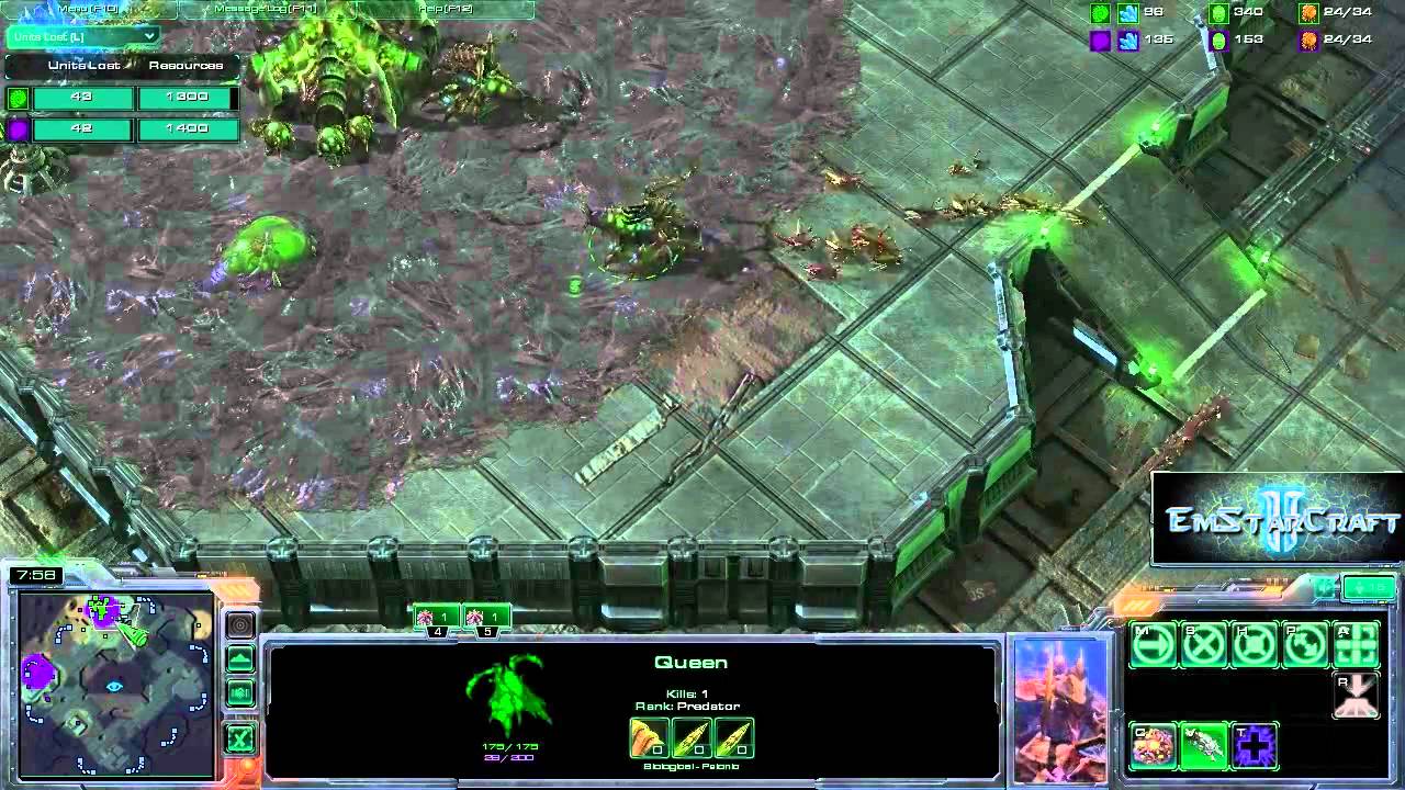 [Setny] Pułkownik vs Debe g3 EmStarcraft Fun