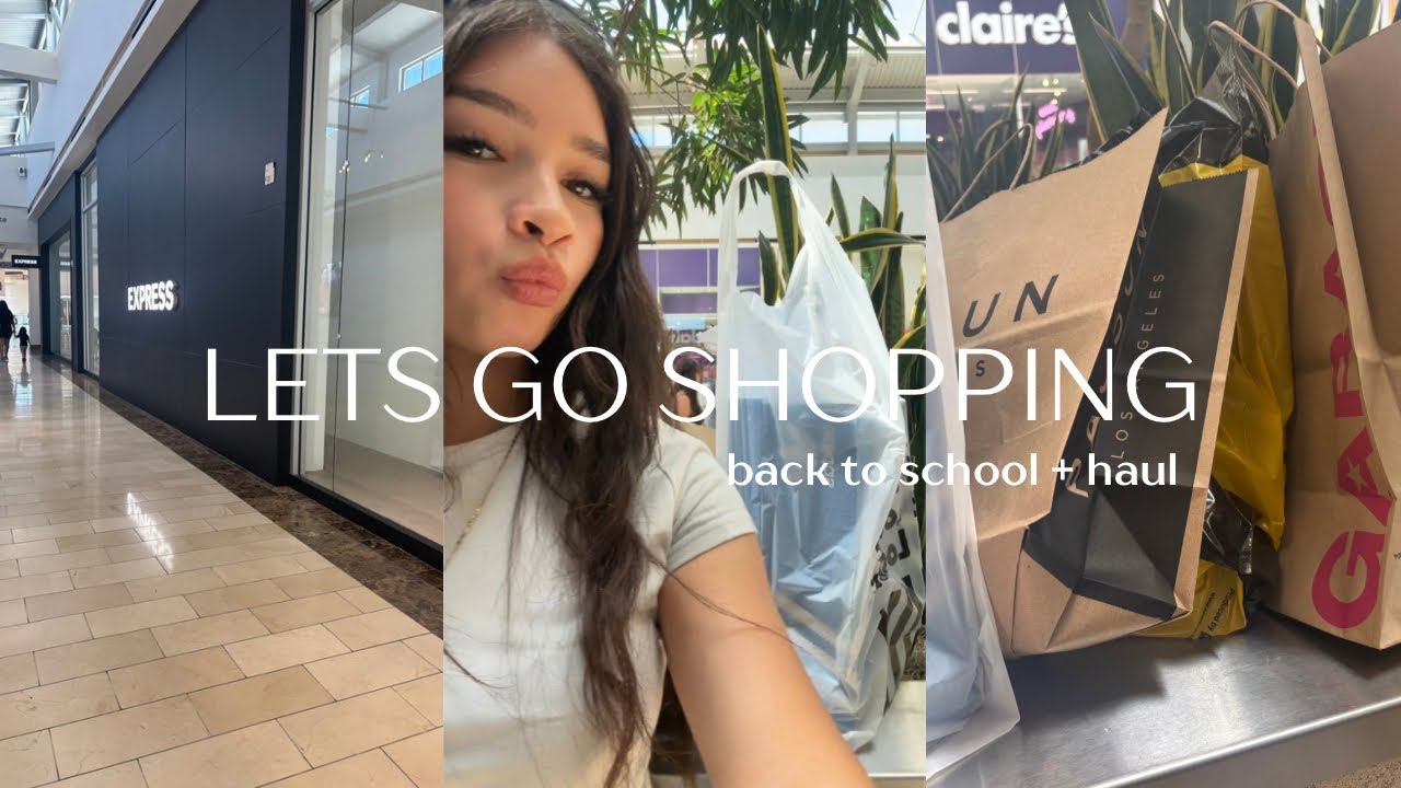 COME TO THE MALL WITH ME *School Shopping* Haul included!! |2025|