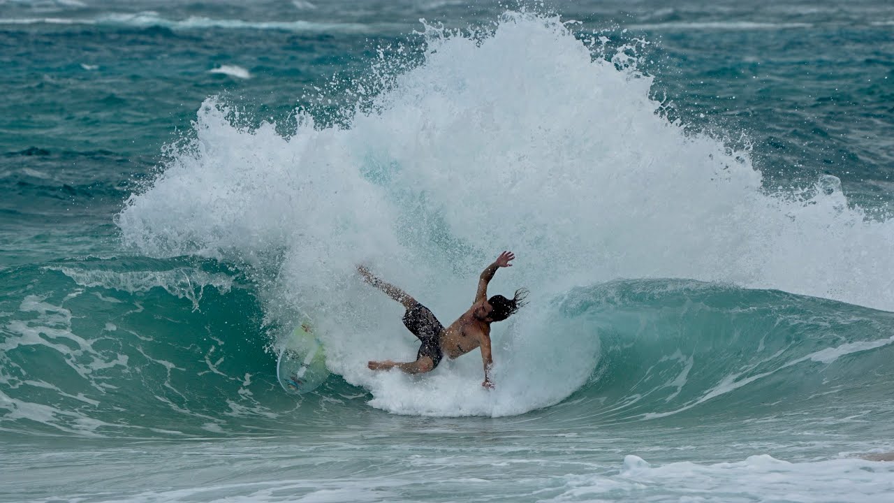 Mason Ho Surfing Fun Board At Fun Wedge 