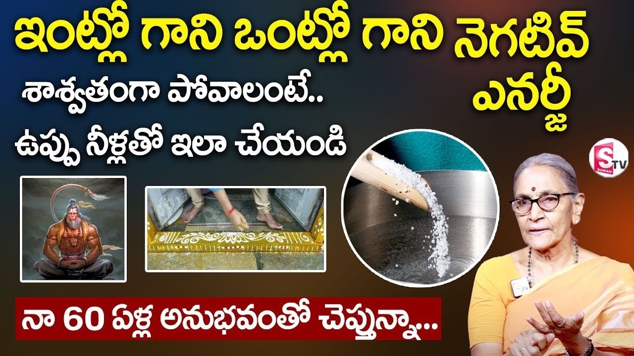 Anantha Lakshmi - Dharma Sandehalu | How To Know Negative Energy In House | SumanTV Motivation Life