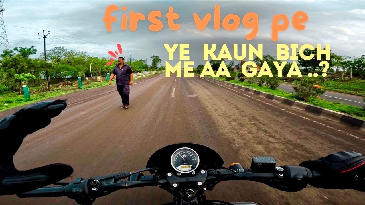 My First Motovlog 😍… on Harley Davidson 