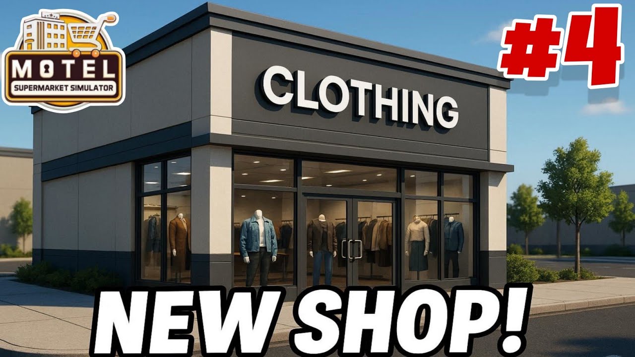 I open my Cloth Store in Supermarket Motel Simulator | Day - 4 |