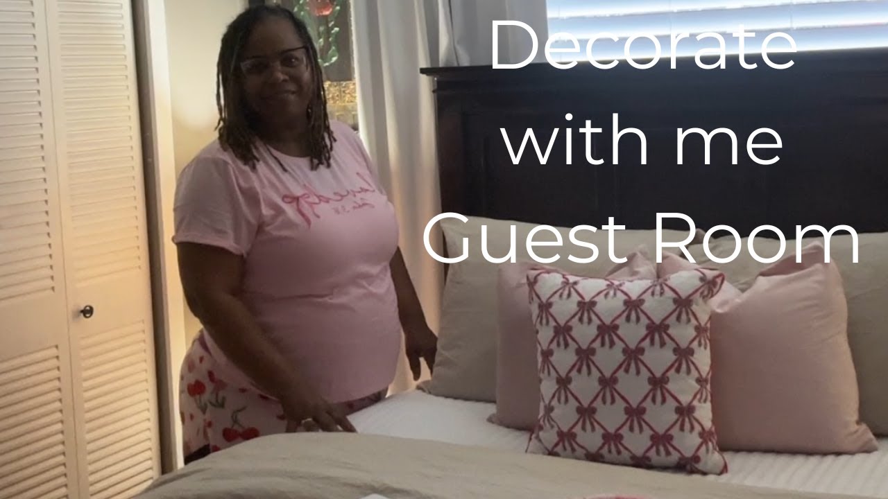 Decorate with me | Guest room | Valentines