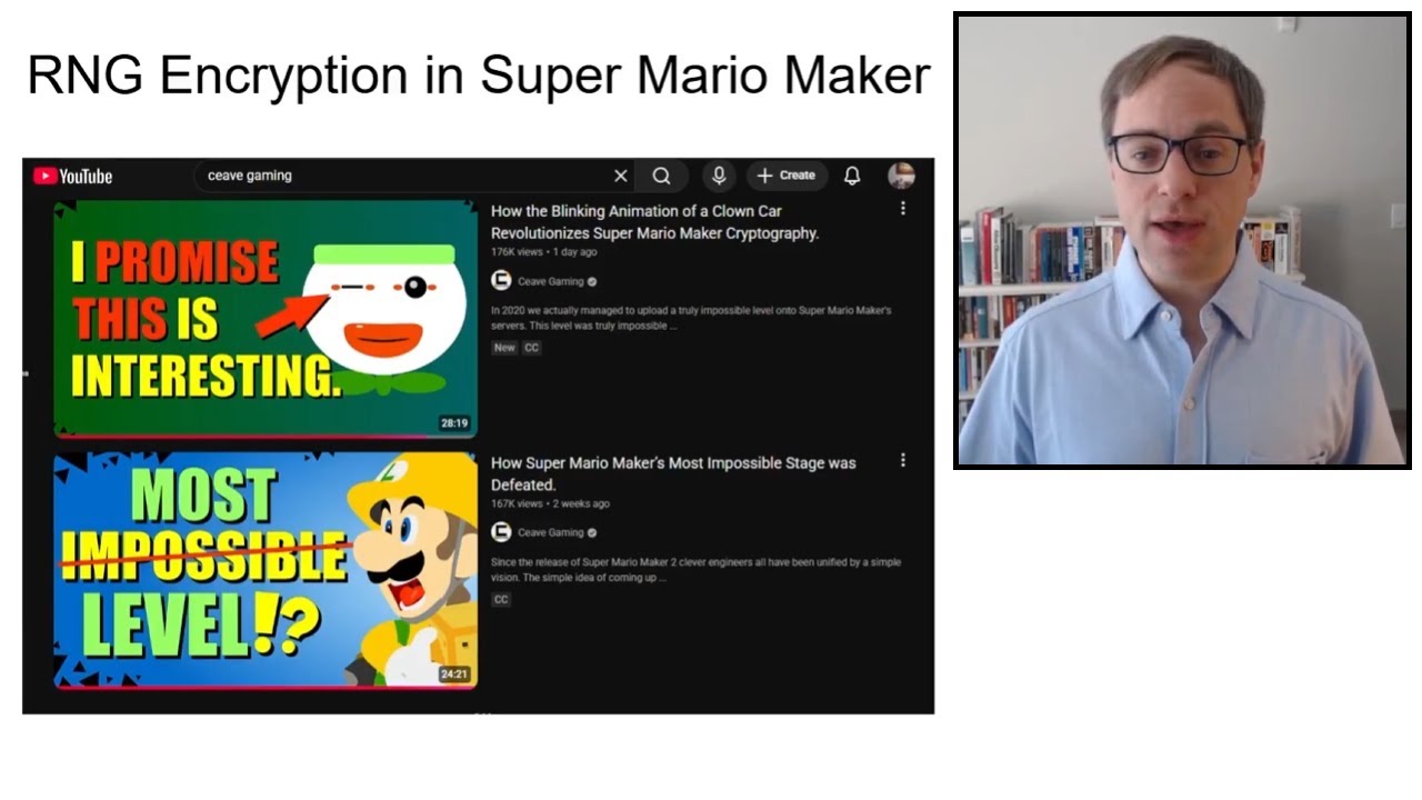 How to Break RNG-based Encryption in Super Mario Maker