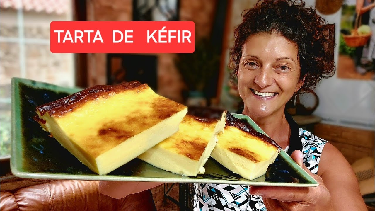 TARTA DE QUESO KEFIR 🥧 || {NUSKA}