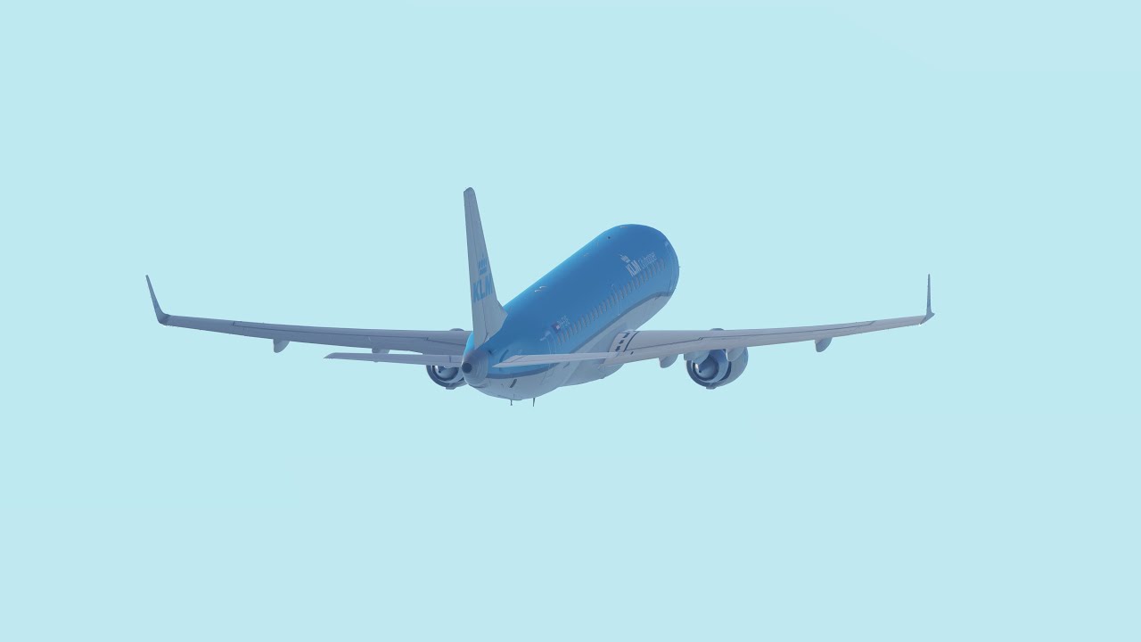 KLM Cityhopper Embraer E190 takeoff AMS/EHAM RWY 24 (Infinite Flight)