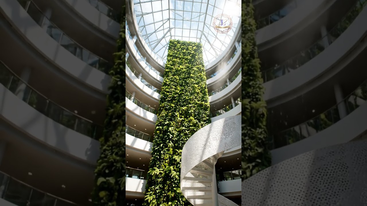 The Hidden Building in Deep Forest  #innovation #luxurylifestyle