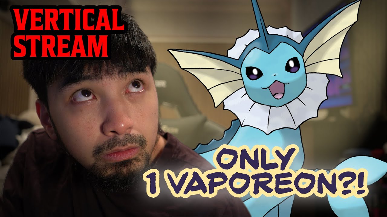 VAPOREON RUN?! [1932+ ATTEMPTS] - Beating Kaizo IronMON (again) - VERTICAL STREAM