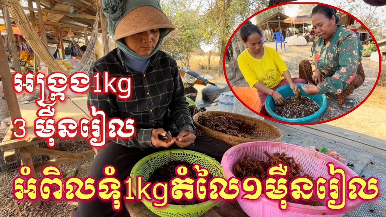 តម្លៃអាហារនិងបន្លែនៅរមណីយដ្ឋានទេទឹកពុះក្នុង ស្រុកឱរ៉ាល់ ខេត្តកំពង់ស្ពឺ