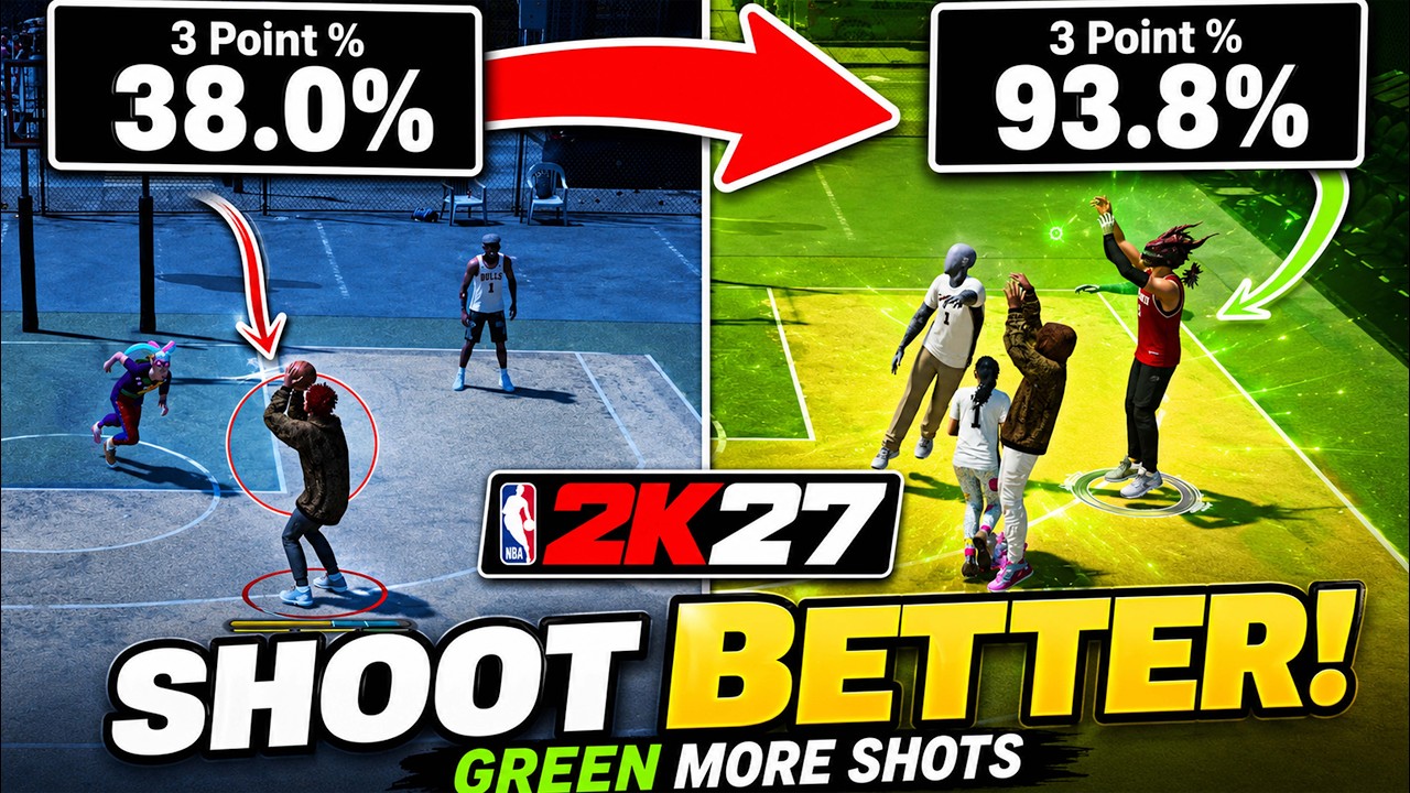 NBA 2K27: КАК БРОСАТЬ ЛУЧШЕ! Попадай чаще и повышай свой процент попаданий