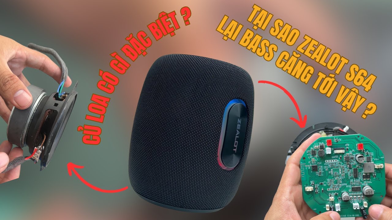 Tại Sao Loa Bluetooth Zealot S64 lại Đánh Bass Căng ?  | Tháo Loa Chính hãng | OBIBI REVIEW LOA