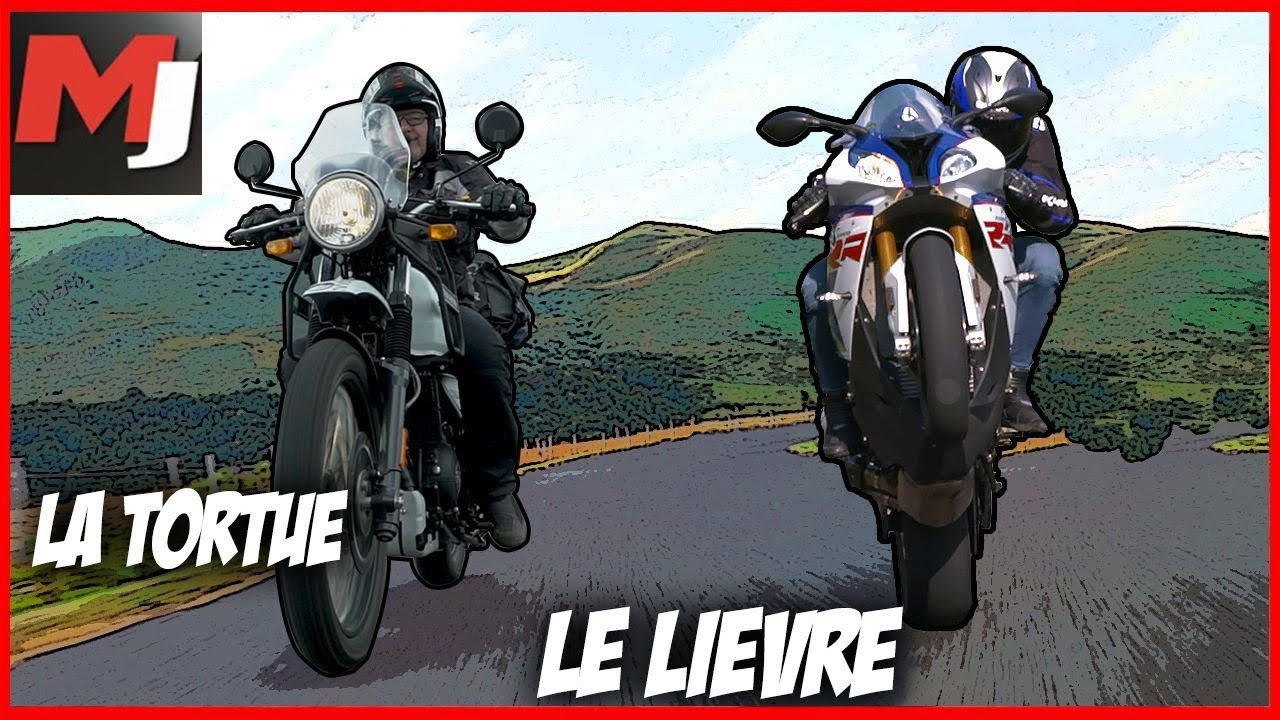 Le lièvre et la tortue... en S1000 RR et Himalayan 400 ! (English Subs)