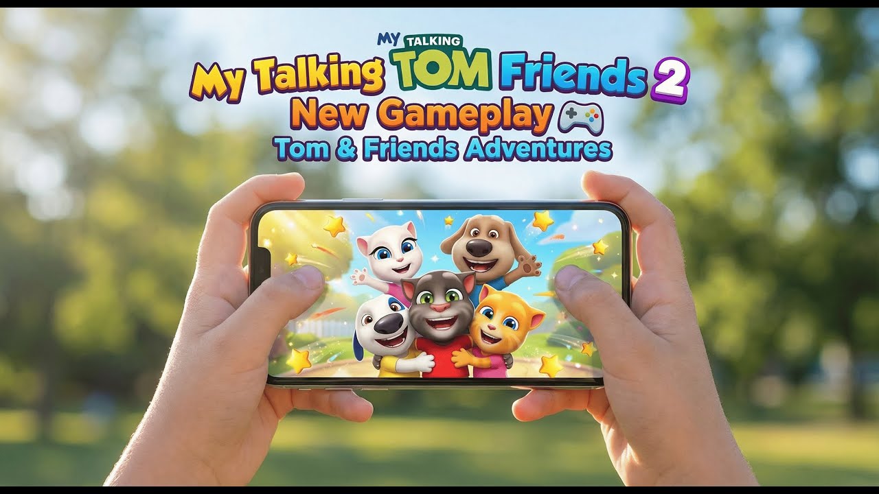 Alma & Luna Play My Talking Tom Friends 2 📱 New Gameplay | Tom & Friends Adventures